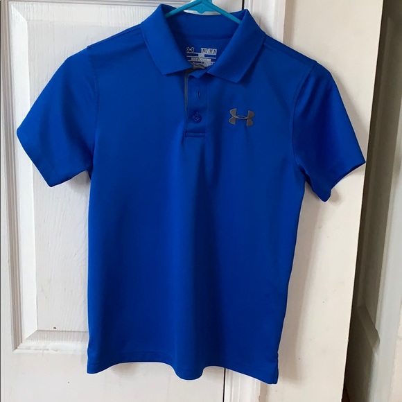 Boys Under Armour Golf Shirt - Picture 1 of 2